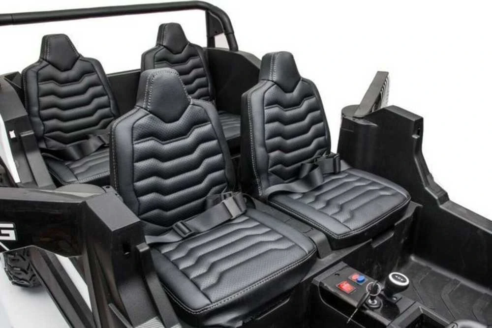 Elektromobilis Buggy A033 4x4 24V, baltas