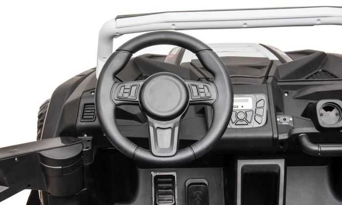 Elektromobilis Buggy A033 4x4 24V, baltas