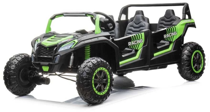 Elektromobilis Buggy A033 4x4 24V, žalias