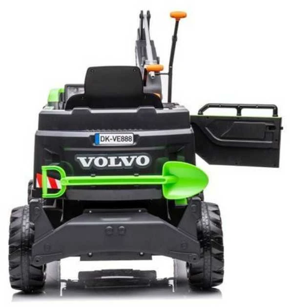 Elektromobilis ekskavatorius Volvo DK-VE888, žalias (rankinis strėlės valdymas)