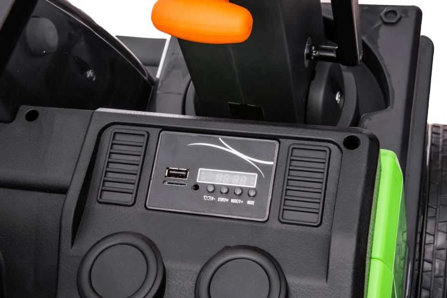 Elektromobilis ekskavatorius Volvo DK-VE888, žalias (rankinis strėlės valdymas)