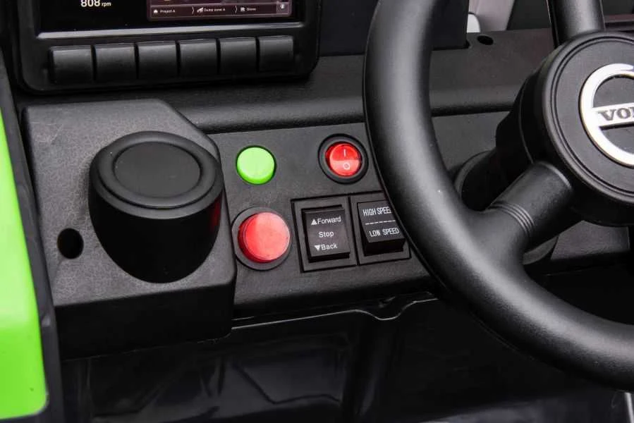Elektromobilis ekskavatorius Volvo DK-VE888, žalias (rankinis strėlės valdymas)