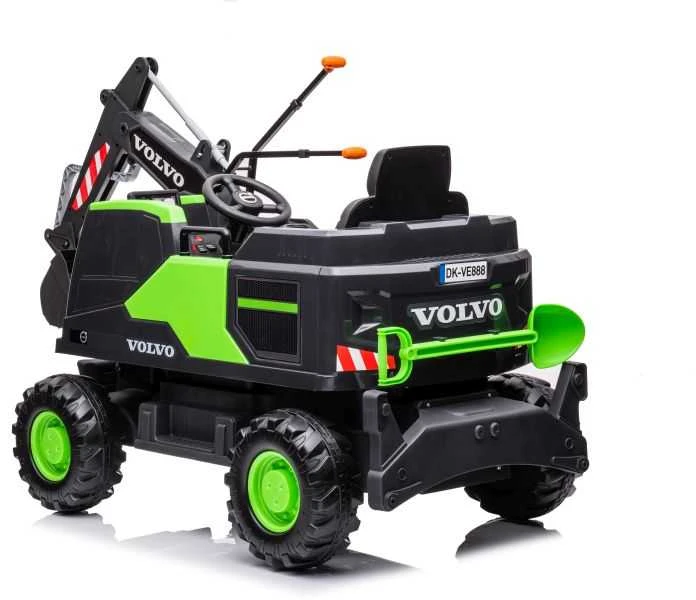 Elektromobilis ekskavatorius Volvo DK-VE888, žalias (rankinis strėlės valdymas)