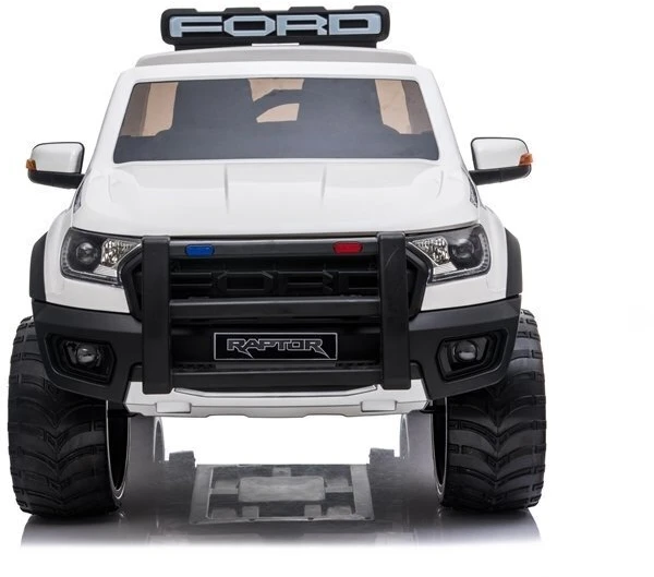 Elektromobilis Ford Ranger Raptor Police DK-F150RP, baltas lakuotas