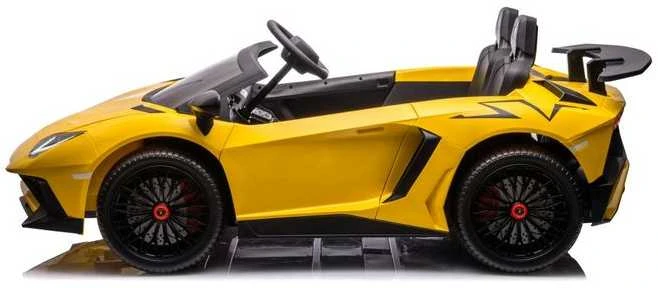Elektromobilis Lamborghini XXL A8803 24V, geltonas