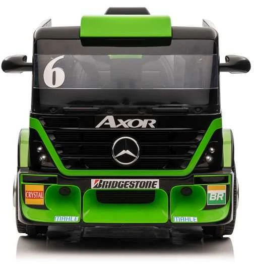 Elektromobilis su priekaba Mercedes XMX622B, LCD, žalias