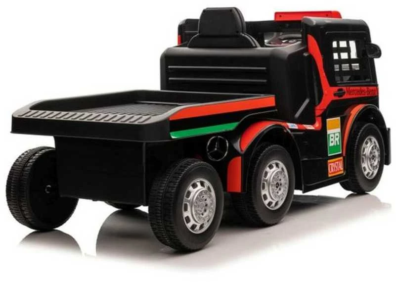 Elektromobilis su priekaba Mercedes XMX622B, LCD, raudonas