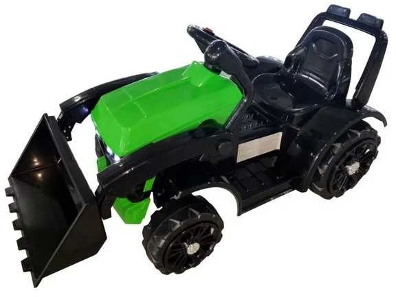 Elektromobilis traktorius su kaušu ZP1001B, žalias