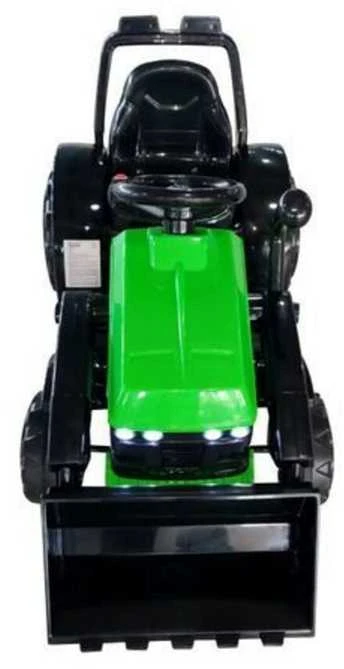 Elektromobilis traktorius su kaušu ZP1001B, žalias