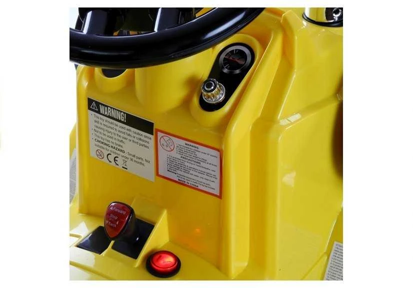 Elektromobilis Traktorius ZP1005, geltonas