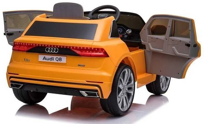 Elektromobilis vaikams Audi Q8 JJ2066, geltonas lakuotas