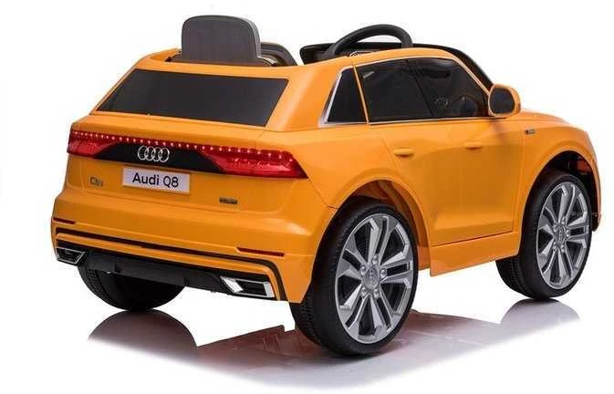 Elektromobilis vaikams Audi Q8 JJ2066, geltonas lakuotas