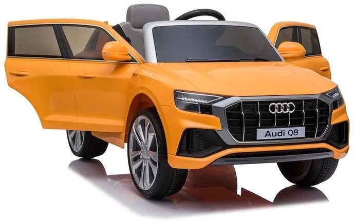Elektromobilis vaikams Audi Q8 JJ2066, geltonas lakuotas