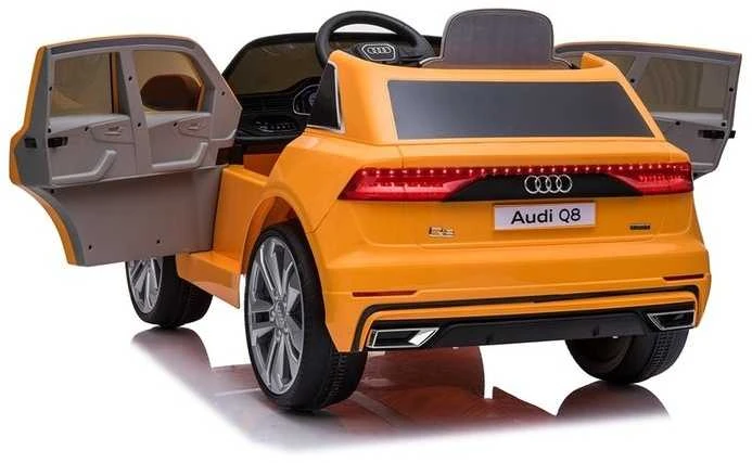 Elektromobilis vaikams Audi Q8 JJ2066, geltonas lakuotas