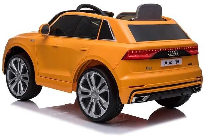 Elektromobilis vaikams Audi Q8 JJ2066, geltonas lakuotas