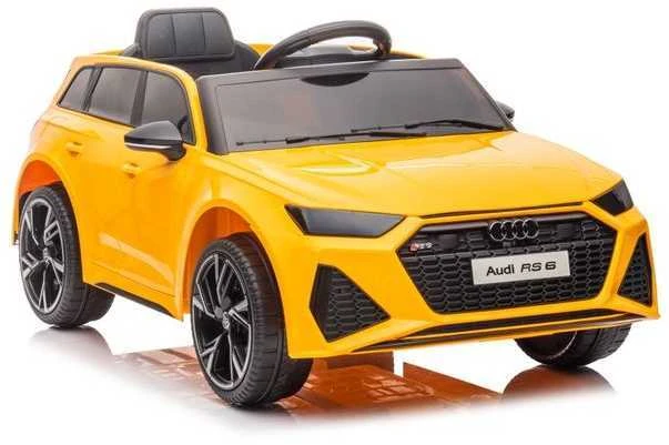 Elektromobilis vaikams Audi RS6, auksinis