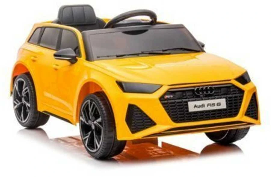 Elektromobilis vaikams Audi RS6, auksinis