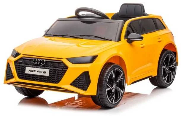Elektromobilis vaikams Audi RS6, auksinis