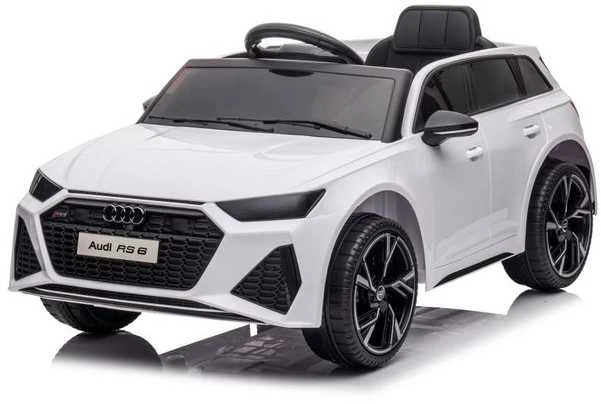 Elektromobilis vaikams Audi RS6, baltas