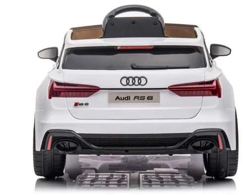 Elektromobilis vaikams Audi RS6, baltas