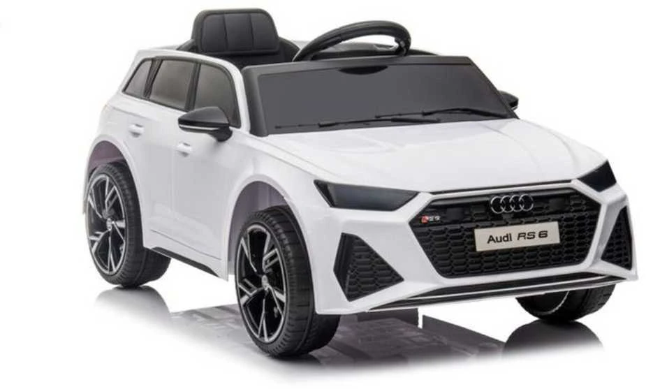 Elektromobilis vaikams Audi RS6, baltas