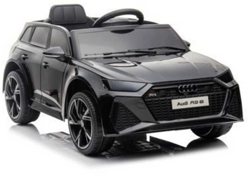 Elektromobilis vaikams Audi RS6, juodas