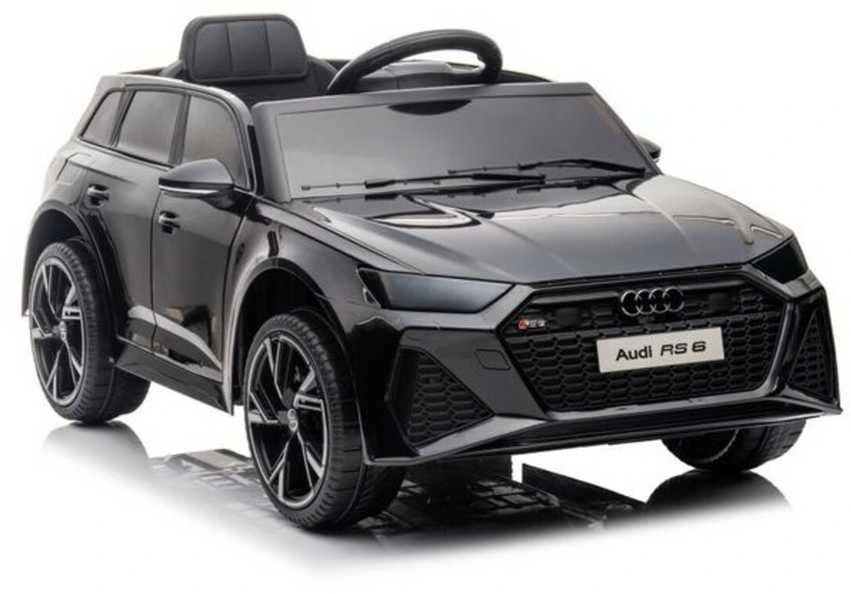 Elektromobilis vaikams Audi RS6, juodas