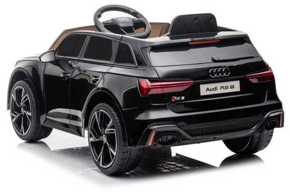 Elektromobilis vaikams Audi RS6, juodas