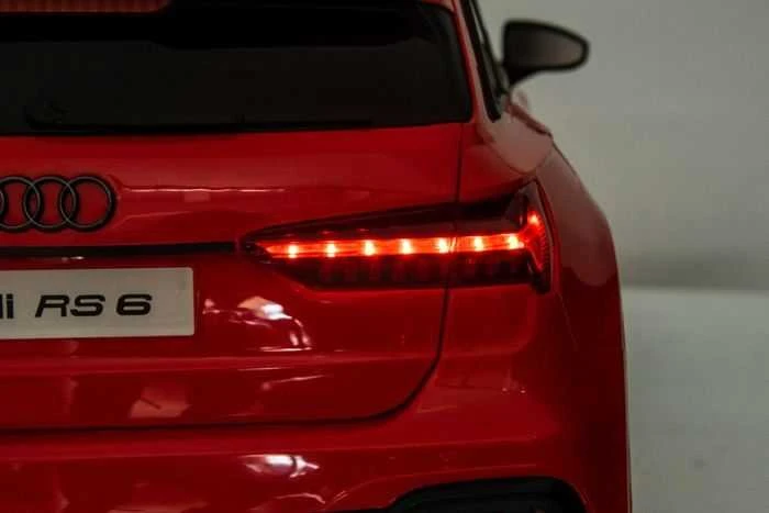 Elektromobilis vaikams Audi RS6, raudonas