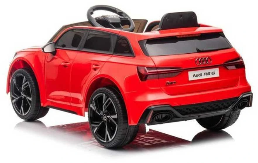 Elektromobilis vaikams Audi RS6, raudonas