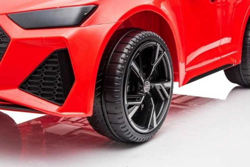 Elektromobilis vaikams Audi RS6, raudonas