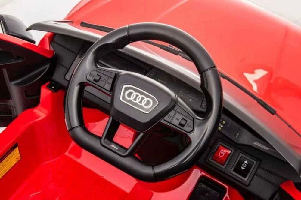 Elektromobilis vaikams Audi RS6, raudonas