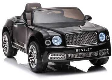 Elektromobilis vaikams Bentley Mulsanne, juodas lakuotas