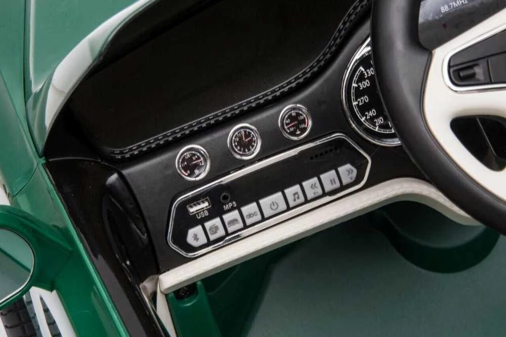 Elektromobilis vaikams Bentley Mulsanne, žalias
