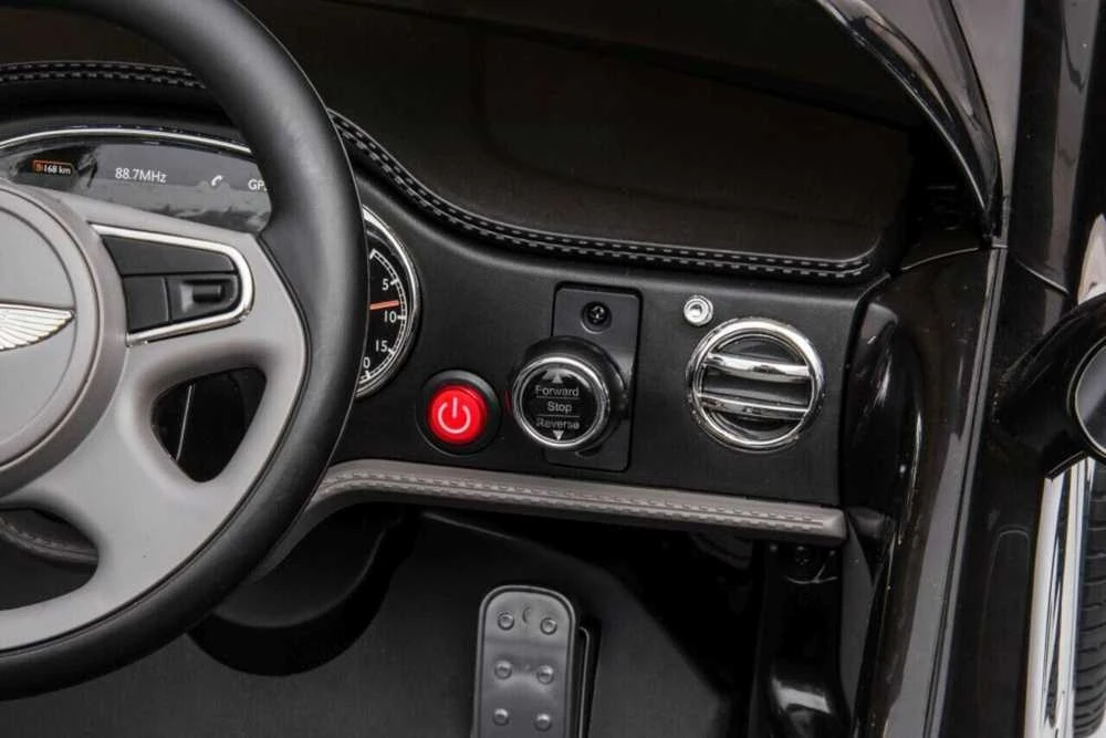Elektromobilis vaikams Bentley Mulsanne, juodas lakuotas