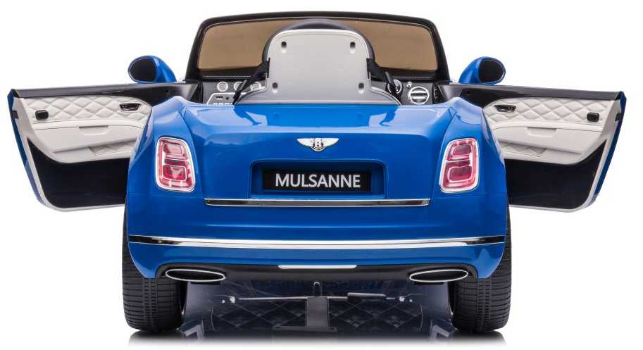 Elektromobilis vaikams Bentley Mulsanne, mėlynas lakuotas