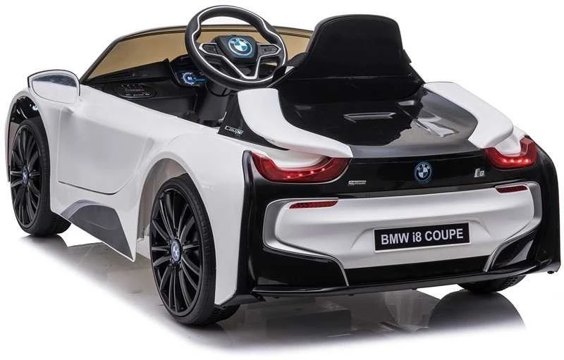 Elektromobilis vaikams BMW I8 Coupe, baltas