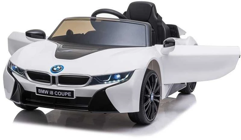 Elektromobilis vaikams BMW I8 Coupe, baltas