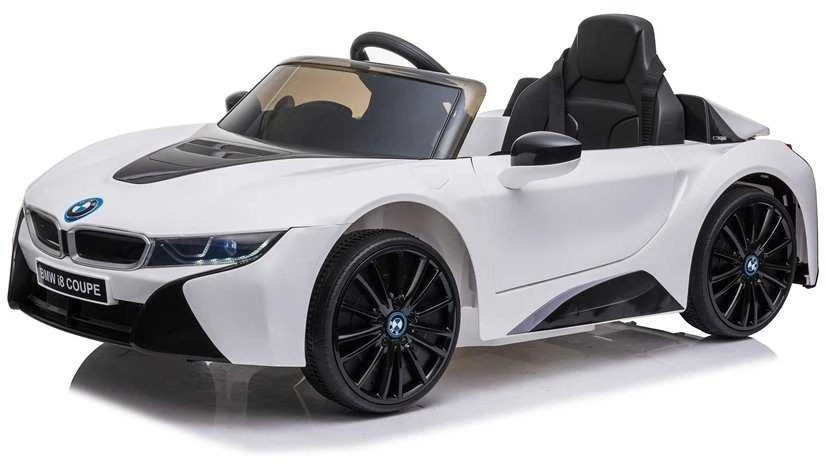 Elektromobilis vaikams BMW I8 Coupe, baltas