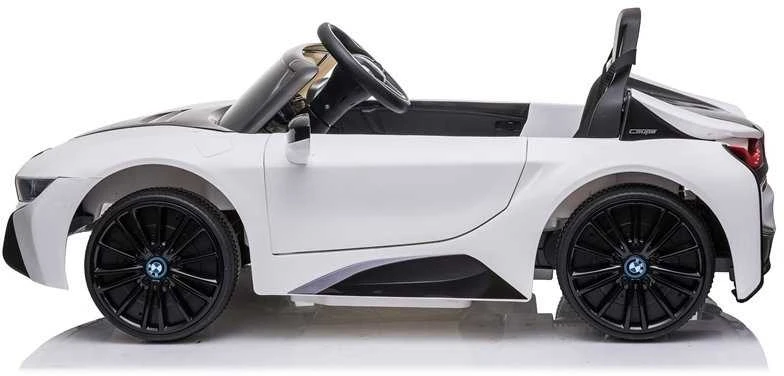 Elektromobilis vaikams BMW I8 Coupe, baltas