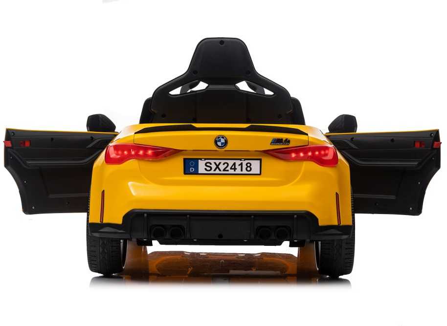 Elektromobilis vaikams BMW M4, geltonas