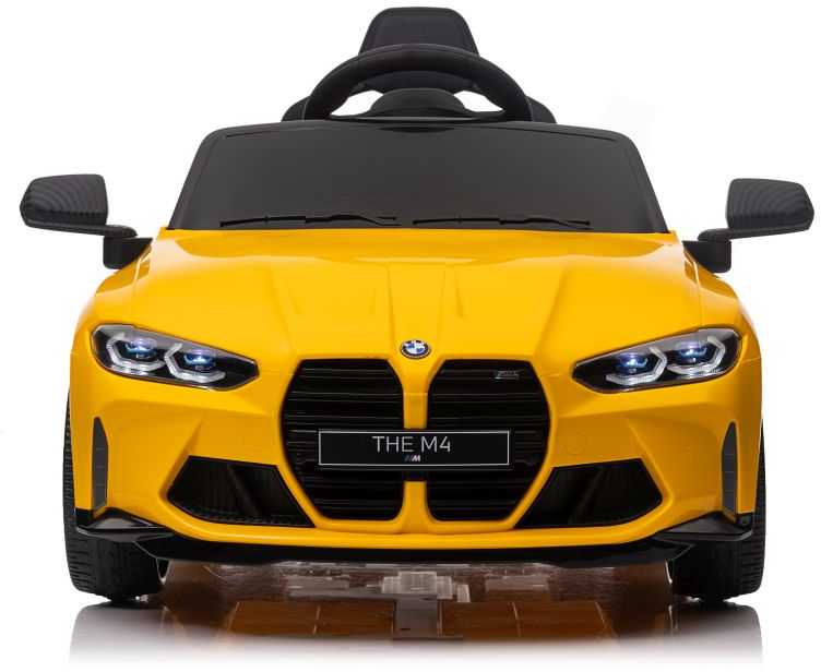 Elektromobilis vaikams BMW M4, geltonas