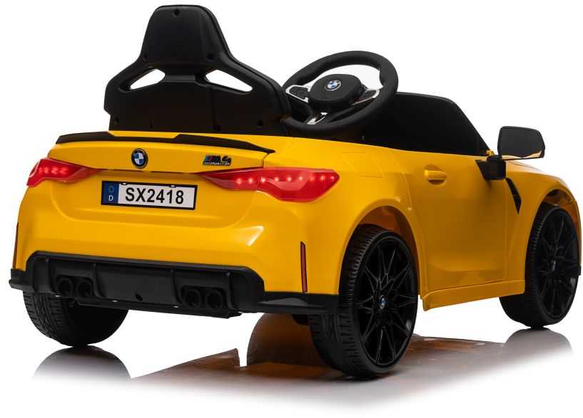 Elektromobilis vaikams BMW M4, geltonas