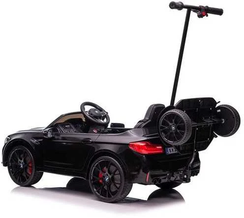 Elektromobilis vaikams BMW M5 su papildoma platforma, juodas lakuotas
