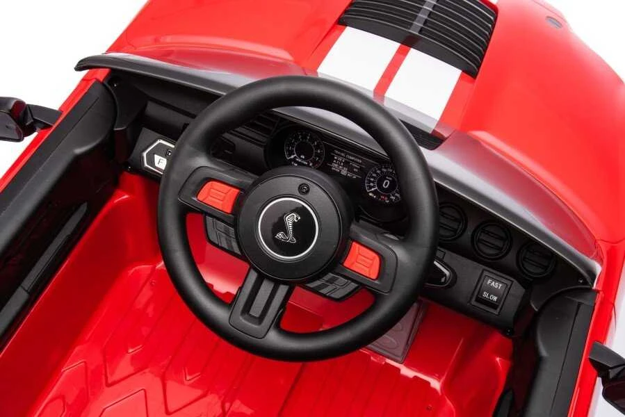 Elektromobilis vaikams Ford Mustang GT500 Shelby, raudonas