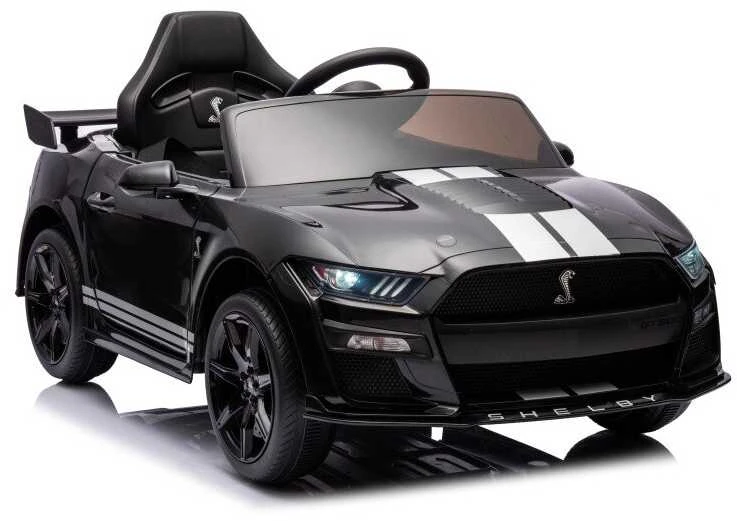 Elektromobilis vaikams Ford Mustang GT500 Shelby, juodas