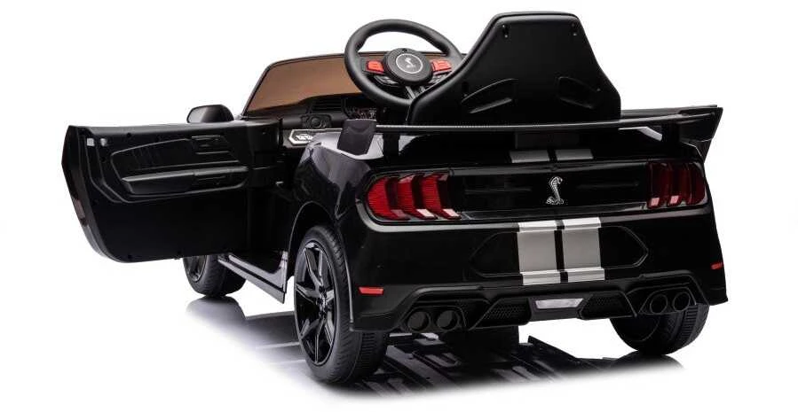 Elektromobilis vaikams Ford Mustang GT500 Shelby, juodas
