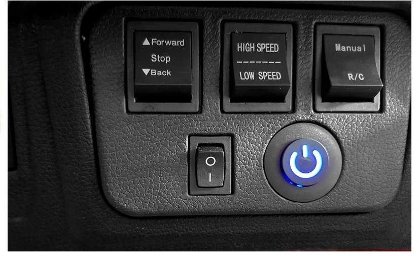 Elektromobilis vaikams Jeep HP012, juodas