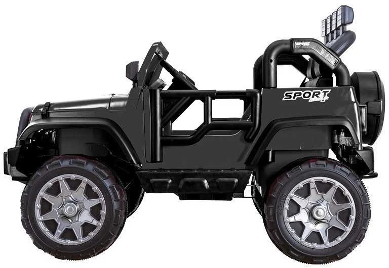 Elektromobilis vaikams Jeep HP012, juodas