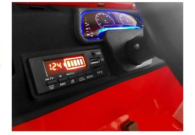 Elektromobilis vaikams Jeep HP012, raudonas